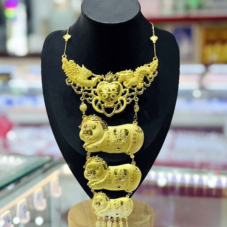 Dây cổ cưới phượng hoàng